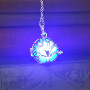 Glowing Tree of Life Pendant Necklace