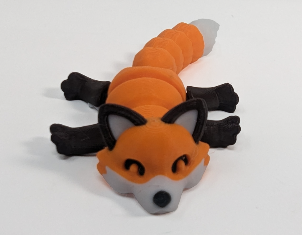 Super Cute 3D Printed Articulated Fox