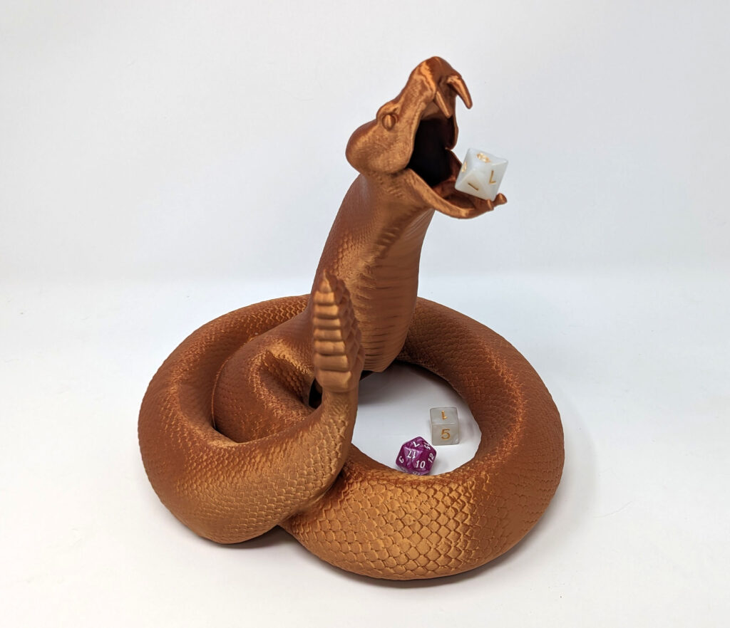 Cunning Cobra - 3D Printed dice tower