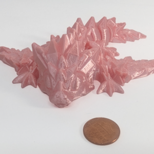 3D Printed Tiny Crystal Dragon