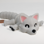 Super Cute 3D Printed Articulated Artic Fox