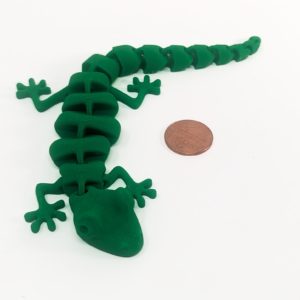 3D Printed Gecko Lizard Articulated Desk Toy