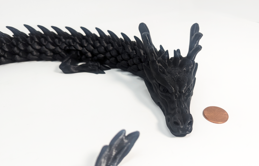 3D printed fully articulated Korean Dragon